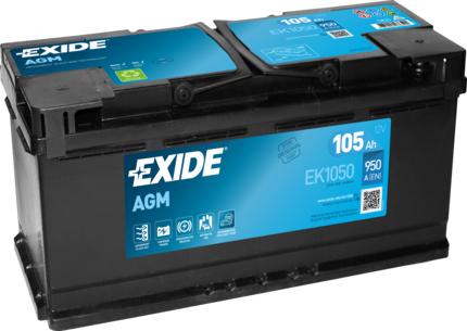 Exide EK1050 - Baterie de pornire aaoparts.ro
