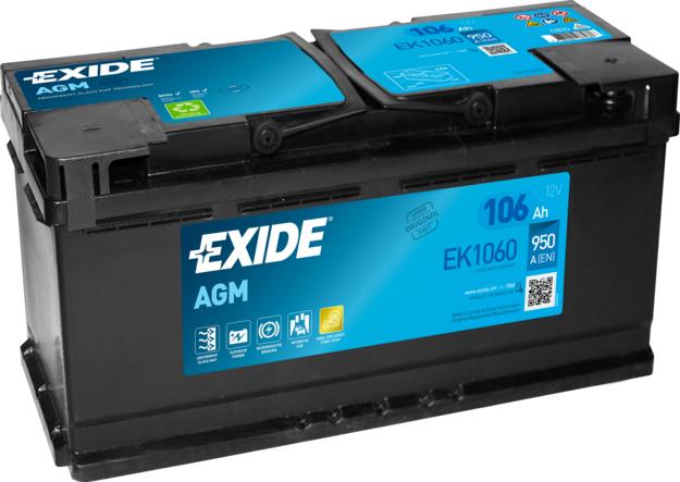 Exide EK1060 - Baterie de pornire aaoparts.ro