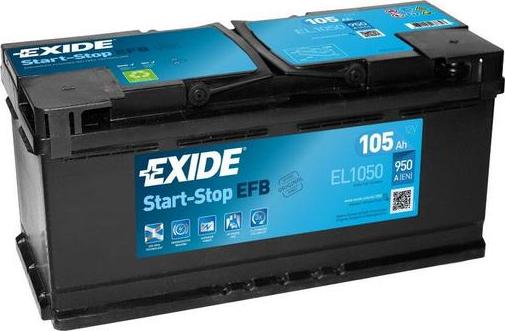 Exide EL1050 - Baterie de pornire aaoparts.ro