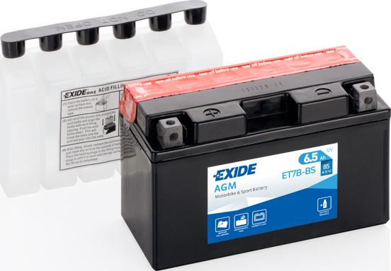 Exide ET7B-BS - Baterie de pornire aaoparts.ro