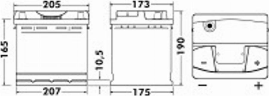 Exide EX03 - Baterie de pornire aaoparts.ro
