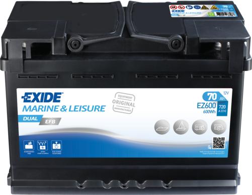 Exide EZ600 - Baterie de pornire aaoparts.ro