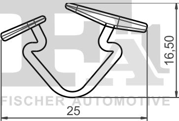 FA1 55-10002.5 - Clips, acoperire decorativa si protectie aaoparts.ro