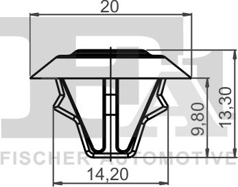 FA1 14-10005.10 - Clips, acoperire decorativa si protectie aaoparts.ro