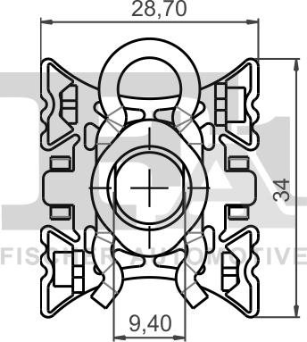 FA1 10-40088.10 - Sina,macara geam lateral aaoparts.ro