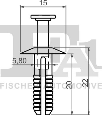 FA1 10-20009.10 - Clip, tampon aaoparts.ro