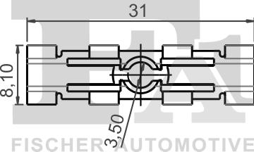 FA1 11-40057.25 - Clips, acoperire decorativa si protectie aaoparts.ro