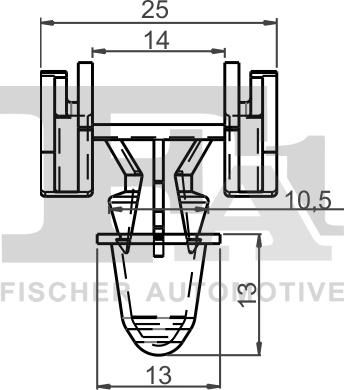 FA1 11-40065.5 - Clips, acoperire decorativa si protectie aaoparts.ro