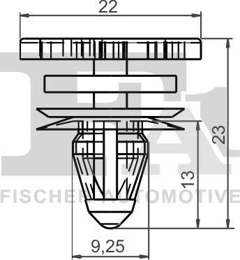 FA1 11-40031.10 - Clips, acoperire decorativa si protectie aaoparts.ro