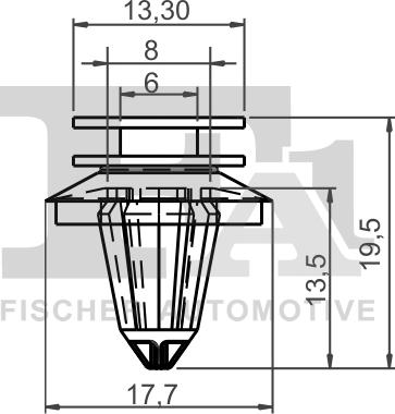 FA1 11-40038.10 - Clips, acoperire decorativa si protectie aaoparts.ro