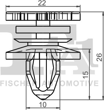 FA1 11-40025.25 - Clips, acoperire decorativa si protectie aaoparts.ro