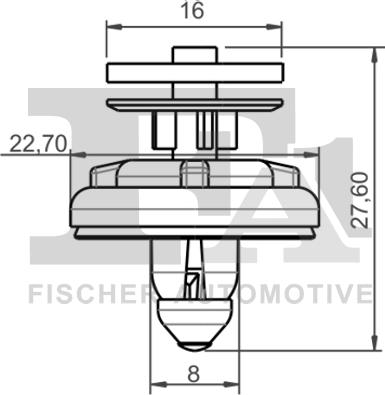 FA1 11-40023.10 - Clips, acoperire decorativa si protectie aaoparts.ro