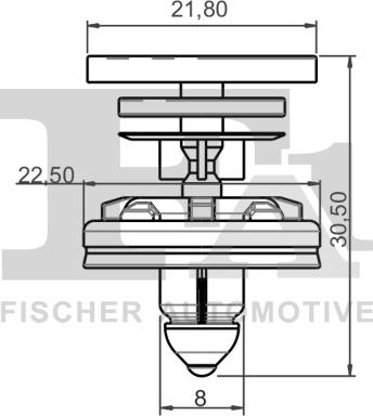 FA1 11-40022.10 - Set clipuri sustinere, captuseala interna aaoparts.ro