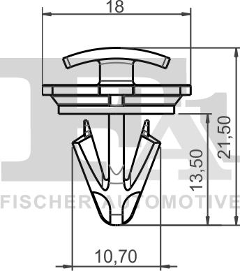 FA1 11-40078.10 - Clips, acoperire decorativa si protectie aaoparts.ro