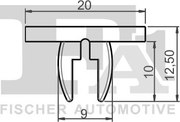 FA1 11-60009.10 - Clips, acoperire decorativa si protectie aaoparts.ro