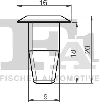 FA1 11-60012.25 - Clips, acoperire decorativa si protectie aaoparts.ro