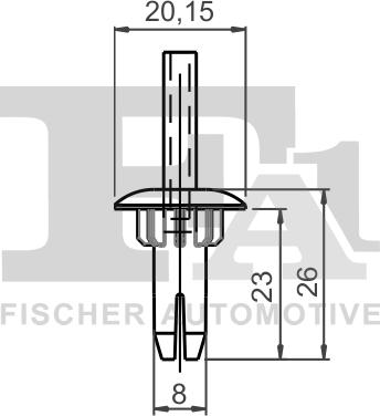 FA1 11-20019.10 - Clips, acoperire decorativa si protectie aaoparts.ro