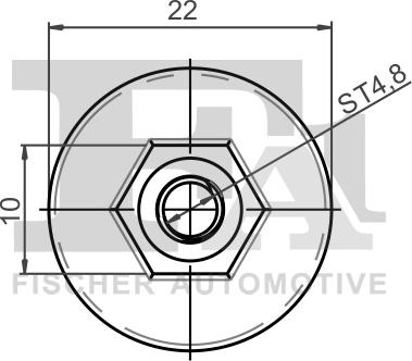 FA1 11-70009.5 - Clips, acoperire decorativa si protectie aaoparts.ro