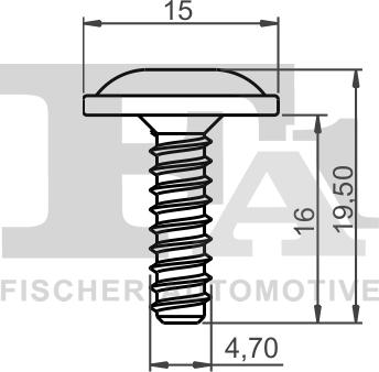 FA1 11-70001.10 - Clips, acoperire decorativa si protectie aaoparts.ro