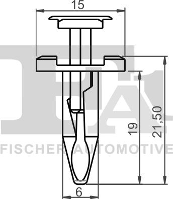 FA1 13-30011.5 - Clips, acoperire decorativa si protectie aaoparts.ro