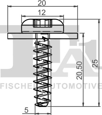 FA1 13-70003.100 - Clips, acoperire decorativa si protectie aaoparts.ro