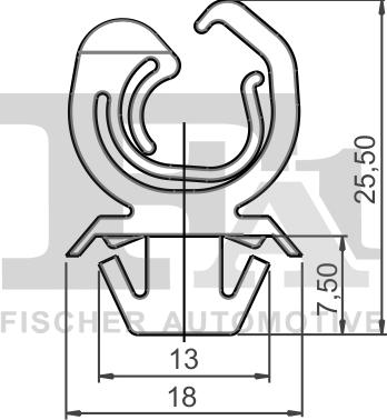 FA1 12-40031.10 - Clips, acoperire decorativa si protectie aaoparts.ro