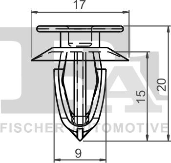 FA1 12-40028.25 - Clips, acoperire decorativa si protectie aaoparts.ro