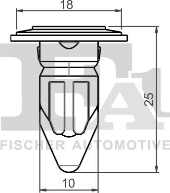 FA1 12-60004.10 - Clips, acoperire decorativa si protectie aaoparts.ro