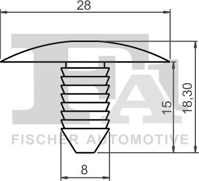 FA1 12-10005.10 - Clips, acoperire decorativa si protectie aaoparts.ro