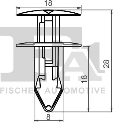 FA1 12-20004.10 - Clips, acoperire decorativa si protectie aaoparts.ro