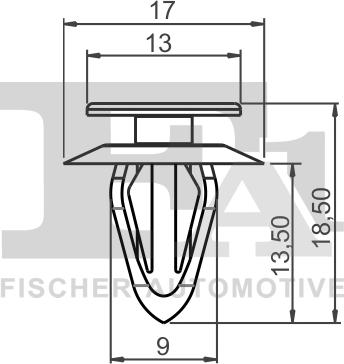 FA1 87-40001.10 - Clips, acoperire decorativa si protectie aaoparts.ro