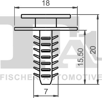 FA1 33-40009.25 - Clips, acoperire decorativa si protectie aaoparts.ro