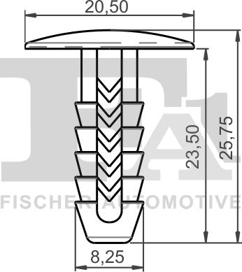 FA1 33-10020.5 - Clips, acoperire decorativa si protectie aaoparts.ro