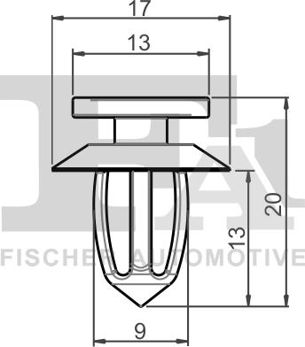 FA1 21-40061.25 - Clips, acoperire decorativa si protectie aaoparts.ro