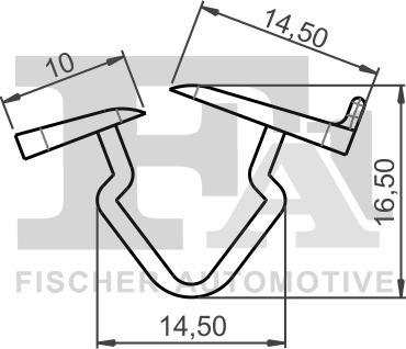 FA1 21-10004.25 - Clips, acoperire decorativa si protectie aaoparts.ro