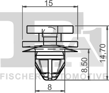 FA1 22-40009.25 - Clips, acoperire decorativa si protectie aaoparts.ro