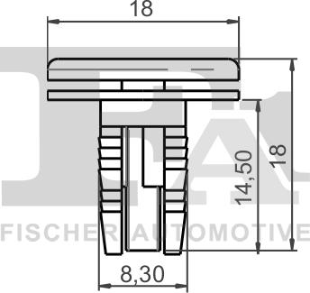 FA1 22-30001.5 - Clips, acoperire decorativa si protectie aaoparts.ro