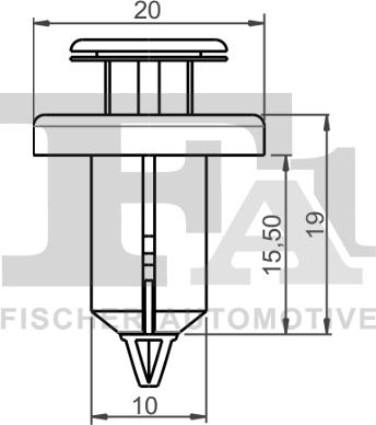 FA1 79-20003.5 - Clips, acoperire decorativa si protectie aaoparts.ro