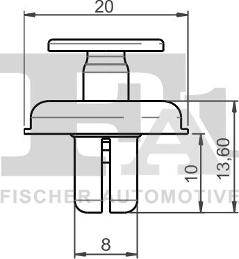 FA1 74-20002.5 - Clips, acoperire decorativa si protectie aaoparts.ro