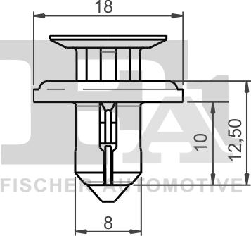 FA1 75-30006.10 - Clips, acoperire decorativa si protectie aaoparts.ro