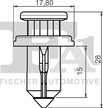 FA1 72-30003.10 - Clips, acoperire decorativa si protectie aaoparts.ro