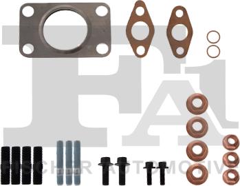 FA1 KT820660 - Set montaj, turbocompresor aaoparts.ro