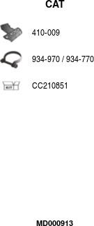 FA1 MD000913 - Catalizator aaoparts.ro
