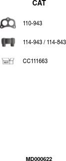 FA1 MD000622 - Catalizator aaoparts.ro