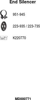 FA1 MD000771 - Toba esapament finala aaoparts.ro