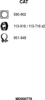 FA1 MD000778 - Catalizator aaoparts.ro