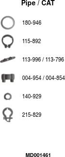 FA1 MD001461 - Catalizator aaoparts.ro