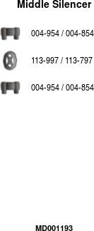 FA1 MD001193 - Toba esapamet intermediara aaoparts.ro