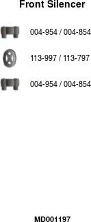 FA1 MD001197 - Toba esapament primara aaoparts.ro