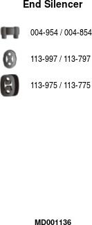 FA1 MD001136 - Toba esapament finala aaoparts.ro